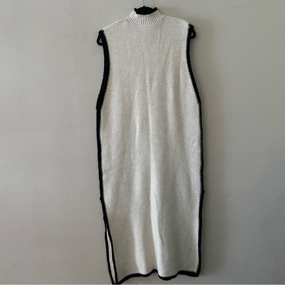 Zara contrast stripe sweater tunic dress - Picture 7 of 7